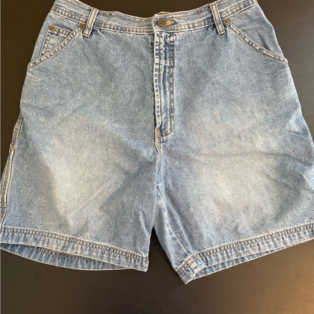 Passport Blue Jean Shorts High-Waisted Relaxed Fit
